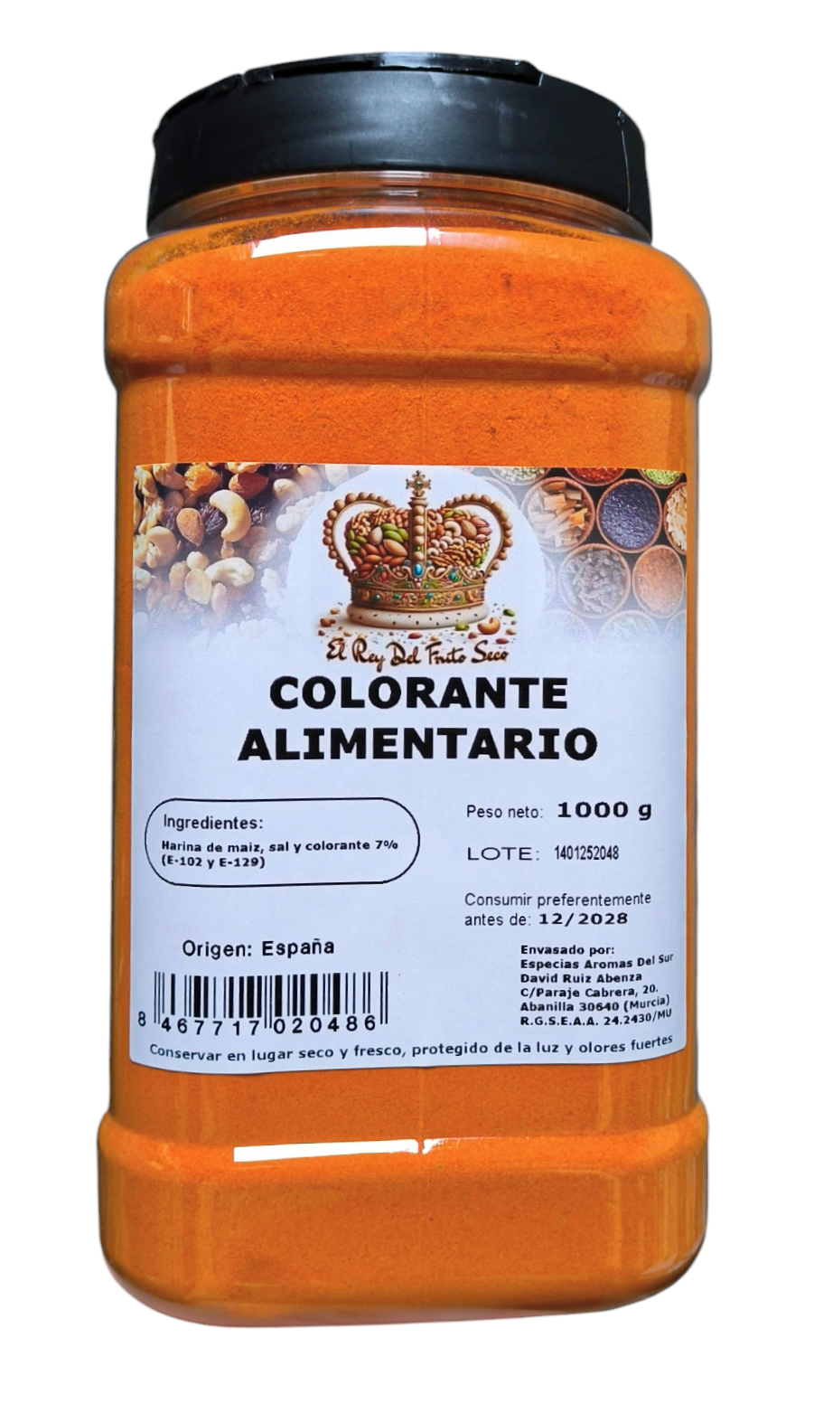 Colorante Alimentario 1 Kg