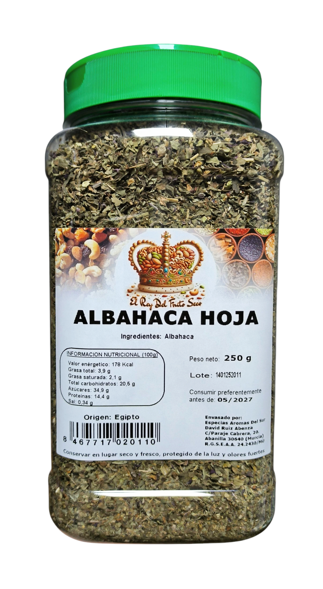 Albahaca 250 Gr