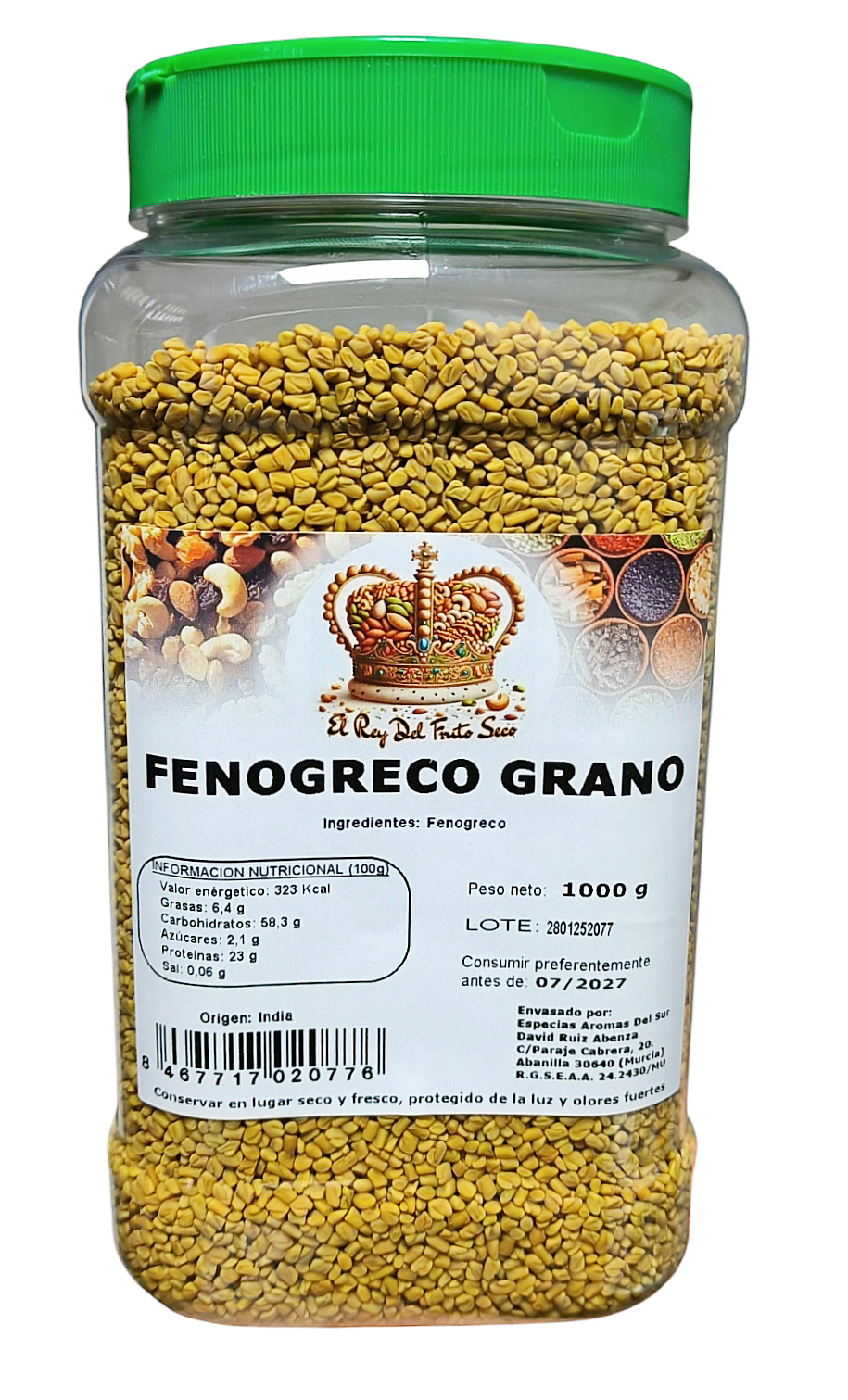 Fenogreco 1 Kg - Semillas Naturales con Propiedades Saludables