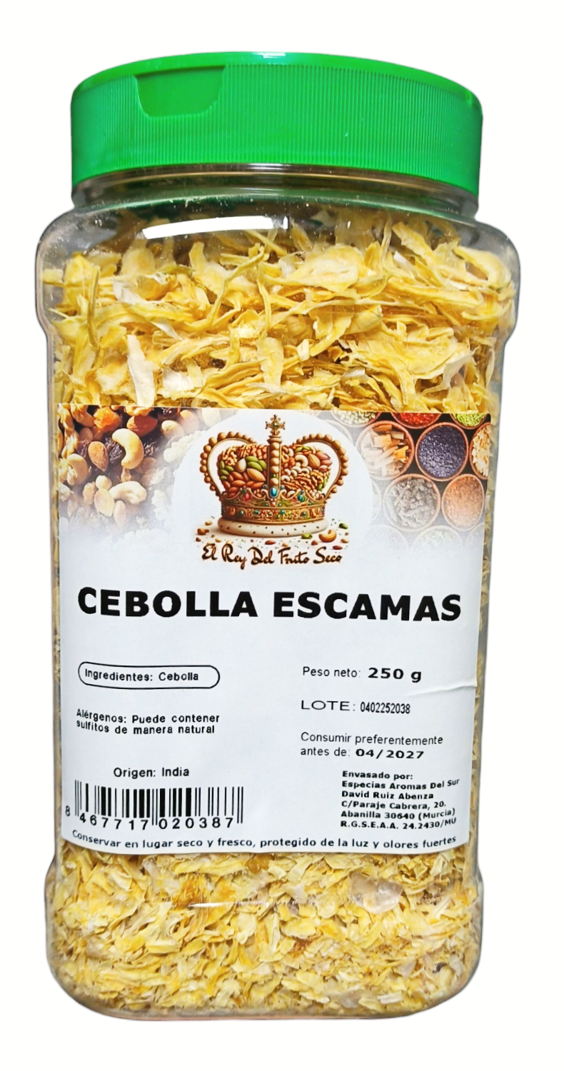 Knusprig geröstete dehydrierte Zwiebeln 250 gr