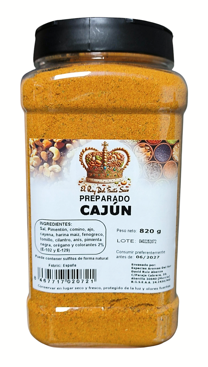 Especias Kajun 820 gr - Condimento para sazonar