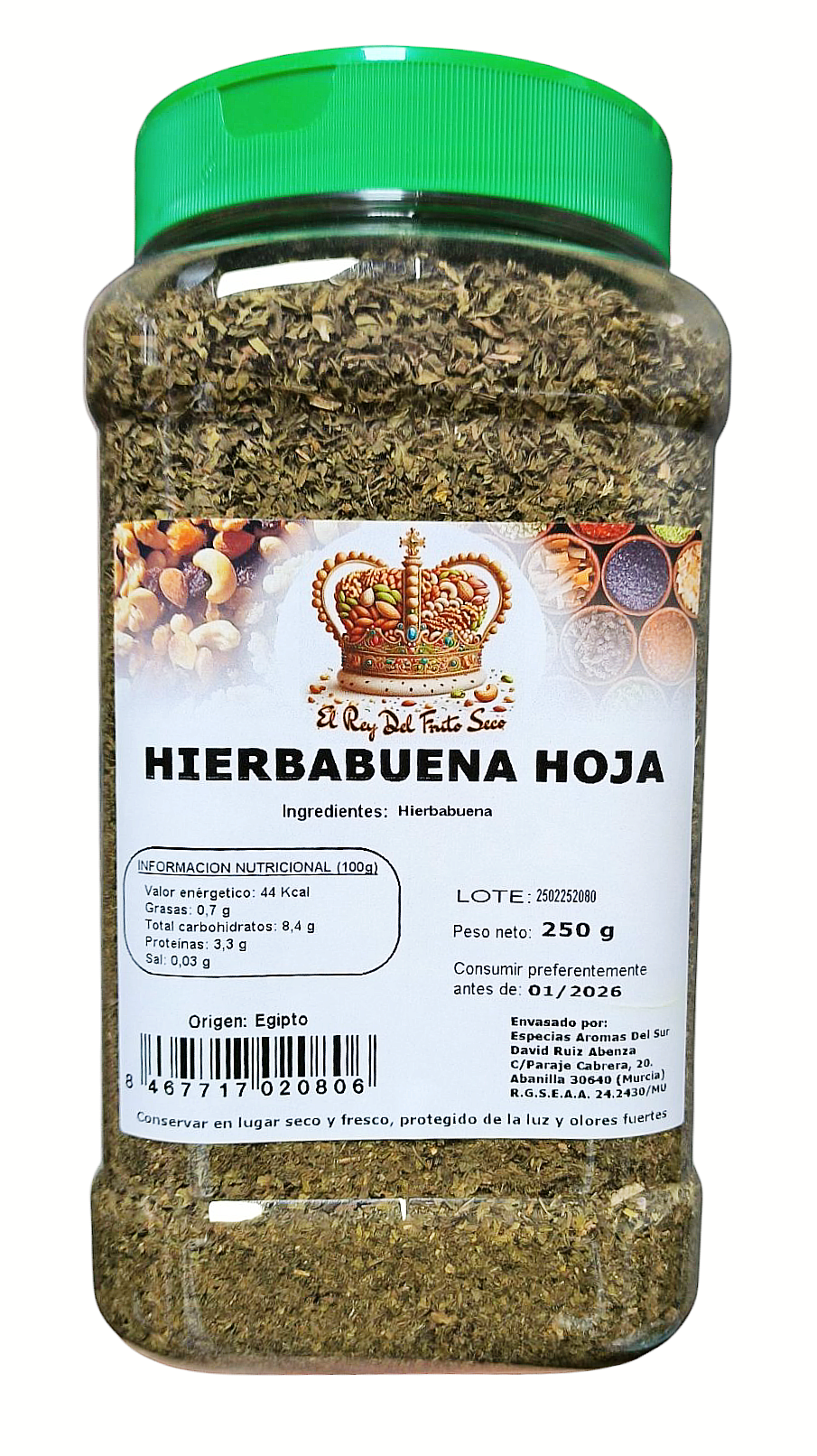 Hierbabuena cortada 250 gr