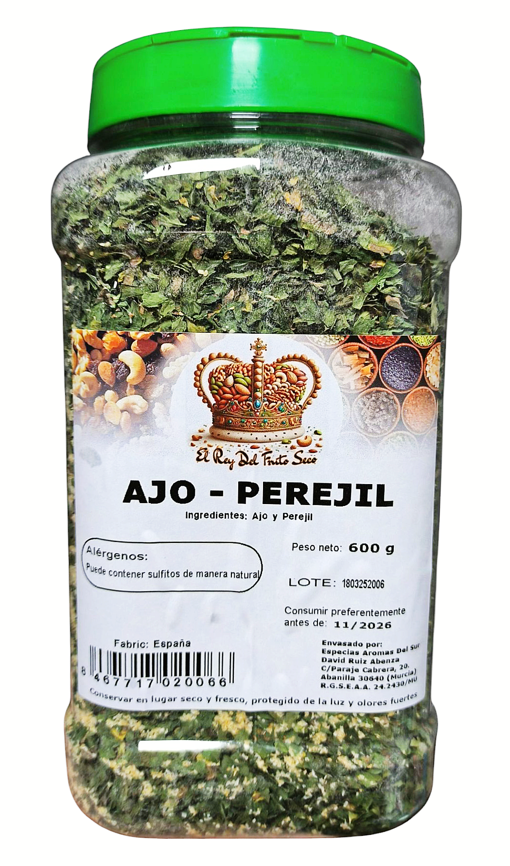 Mezcla Ajo y Perejil 600 gr