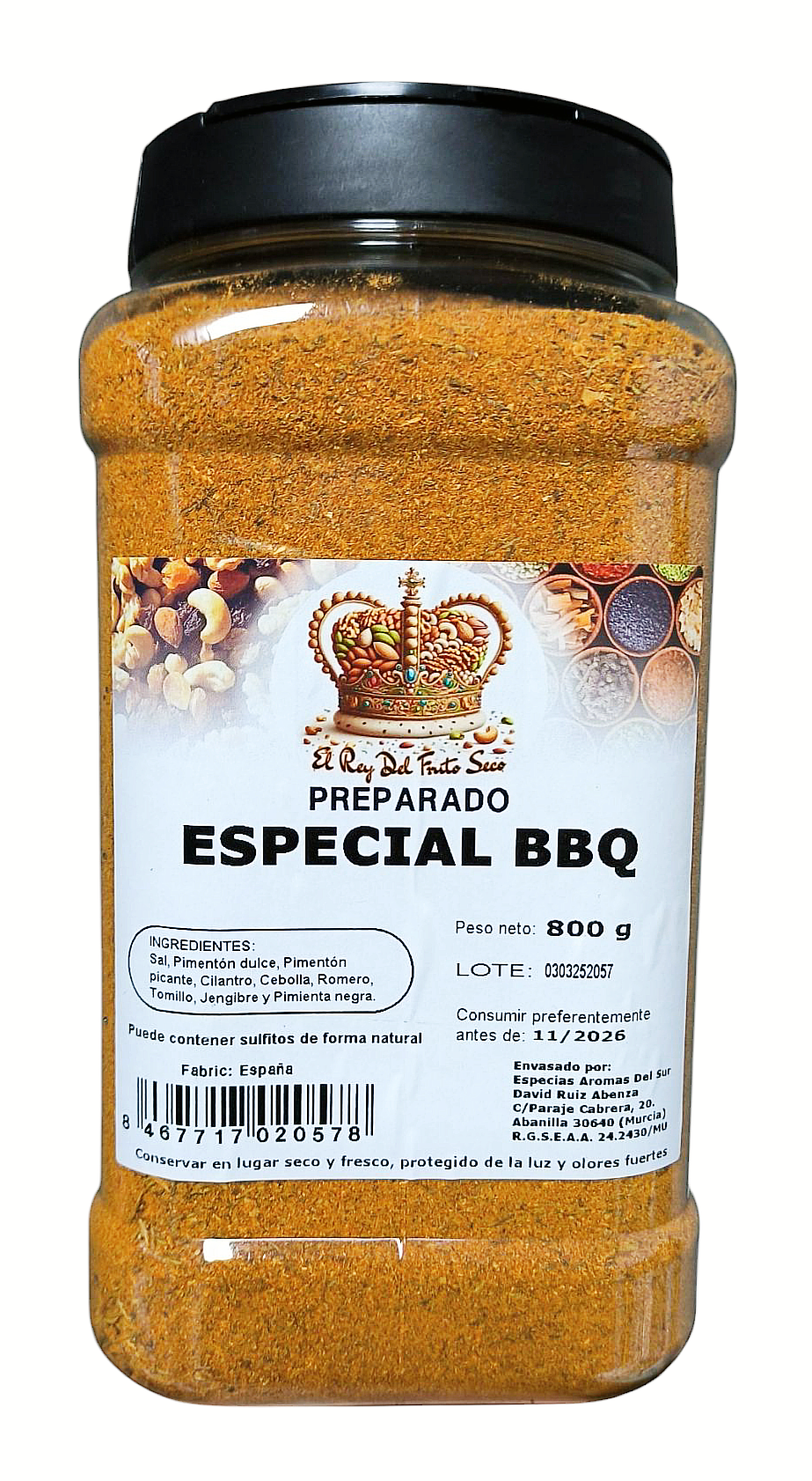 Preparado Especial BBQ 800 gr