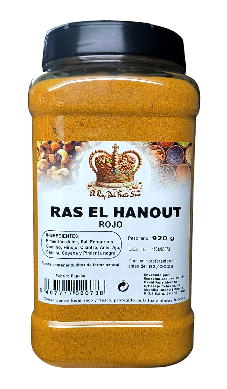 Ras el Hanout 920 gr ``rojo´´