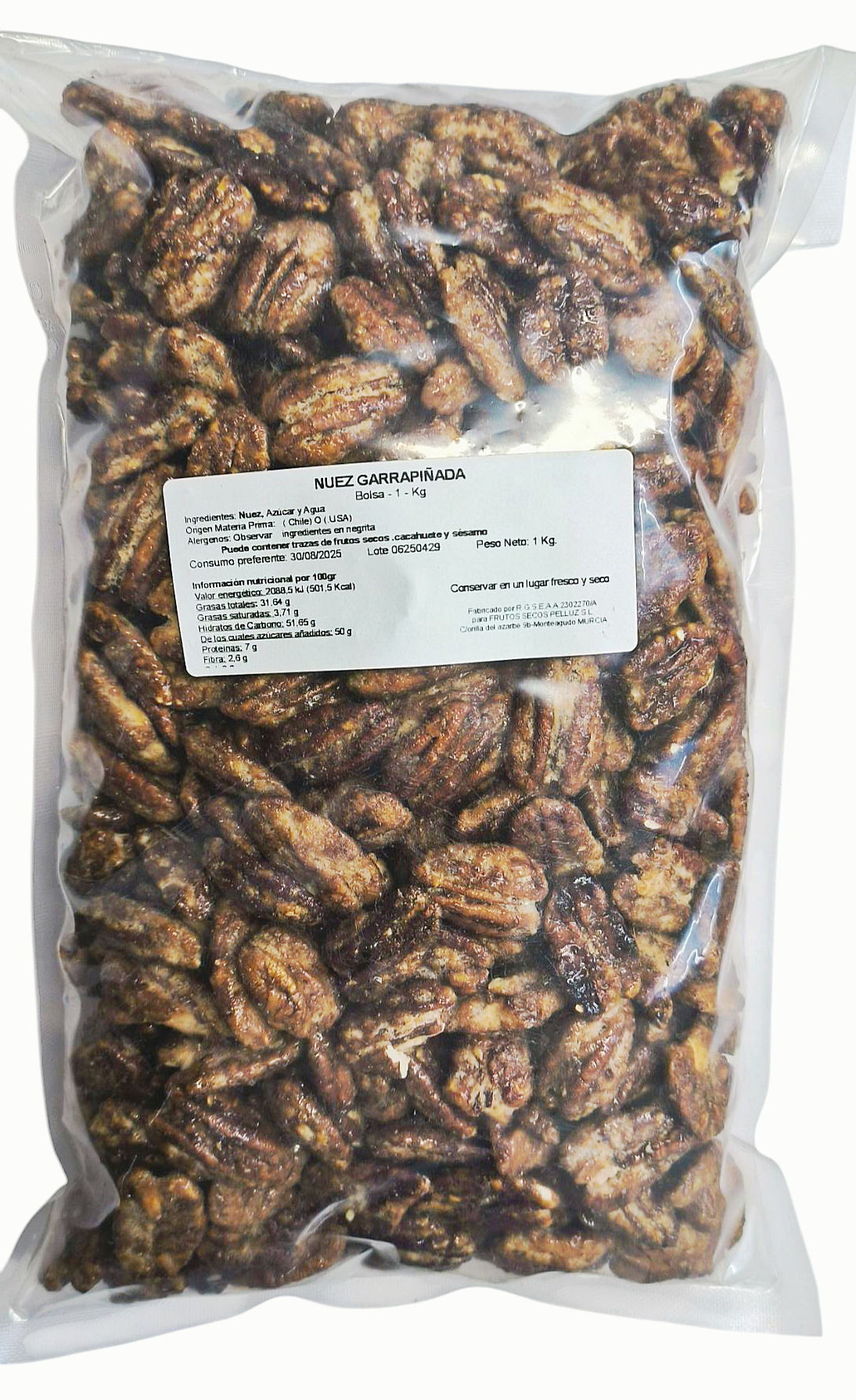 Nuez Pecana Garrapiñada 1 Kg