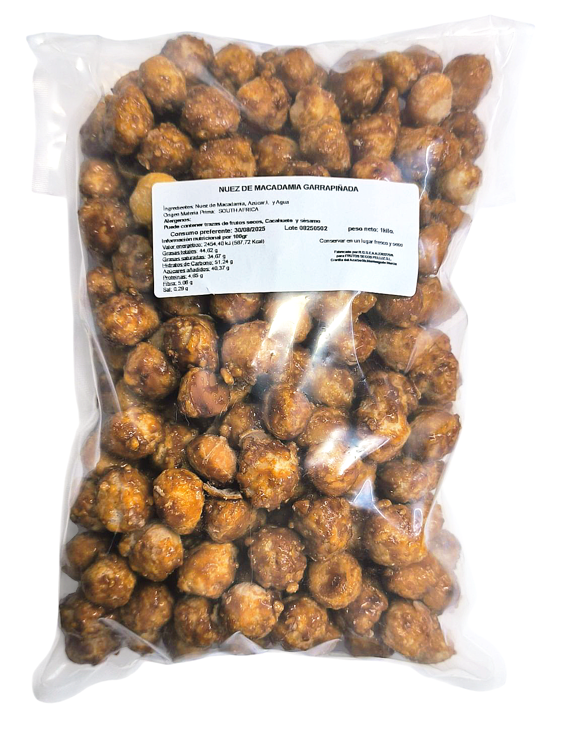 Nuez de Macadamia Garrapiñada 1 Kg