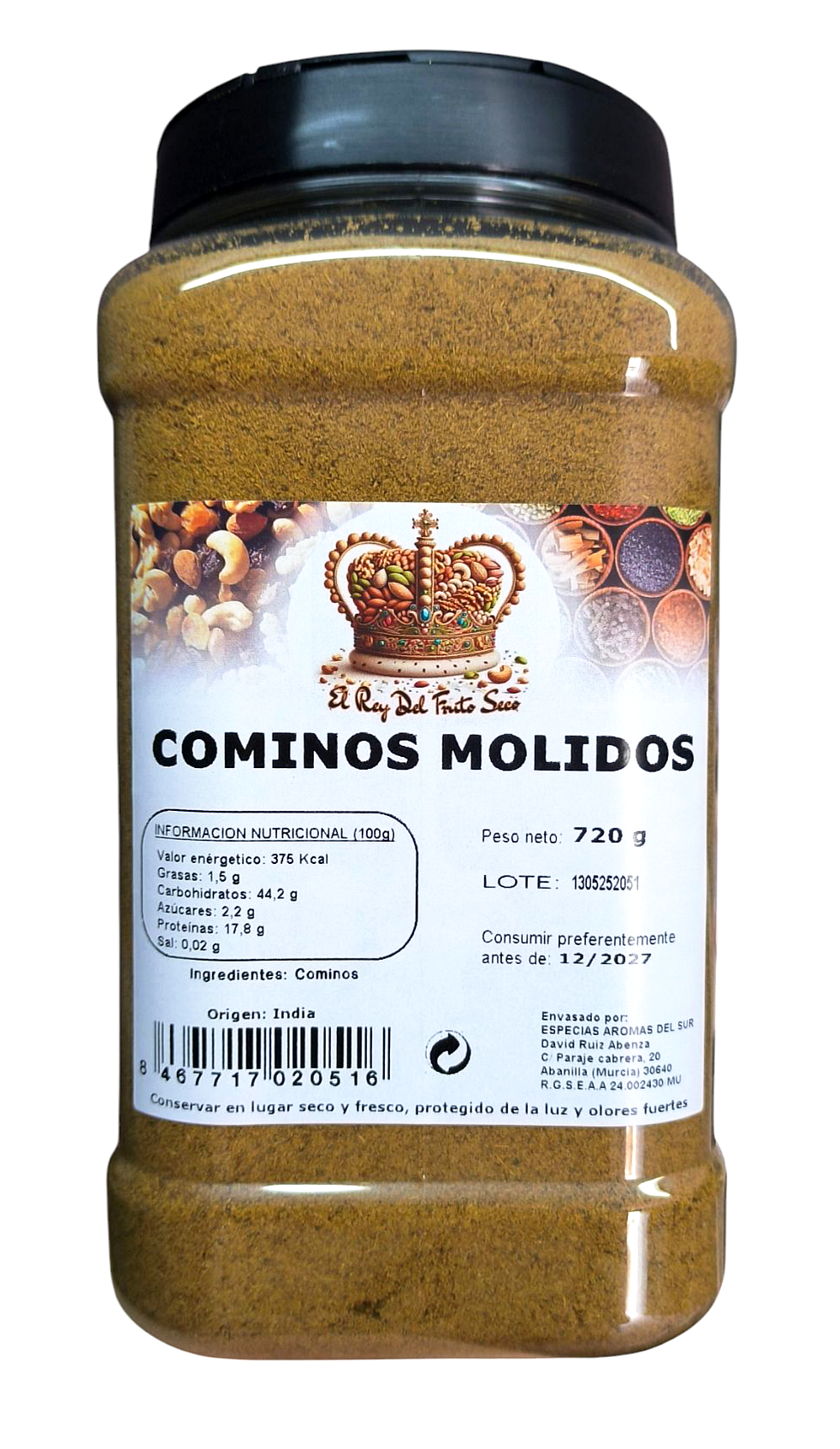 Comino Molido 720 gr