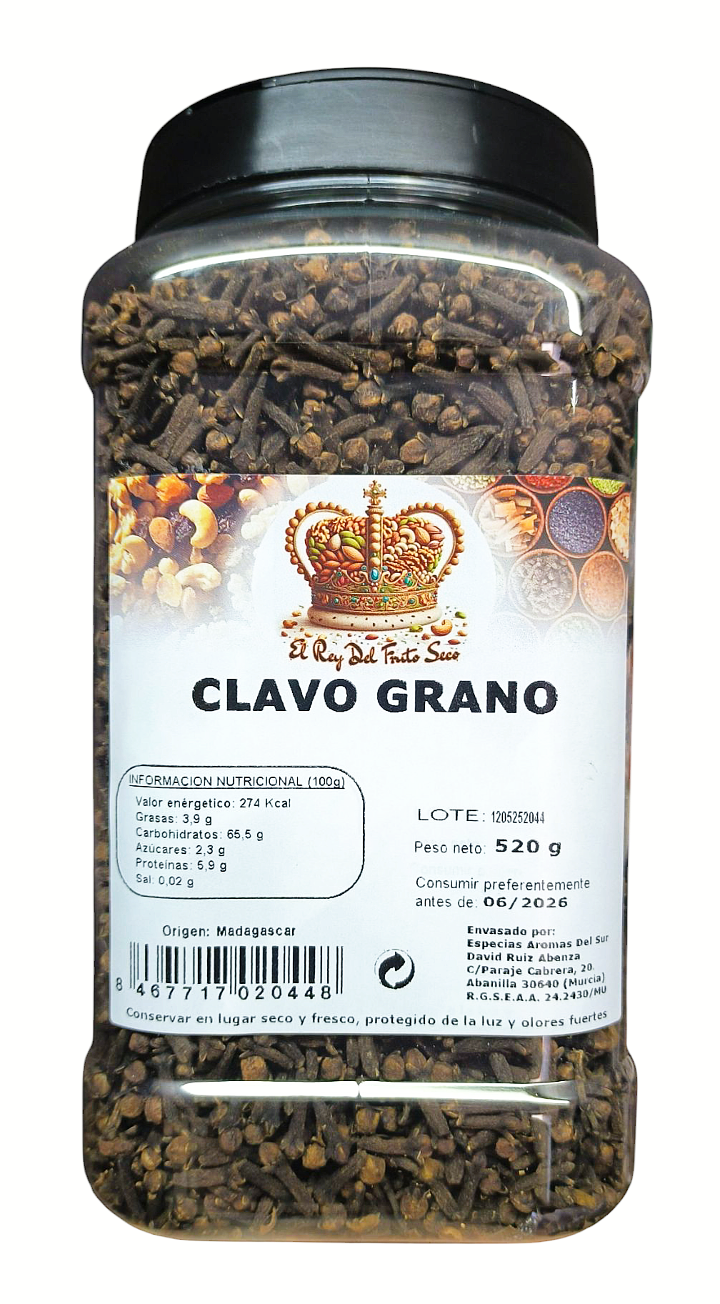 Clavo en Grano 520 gr