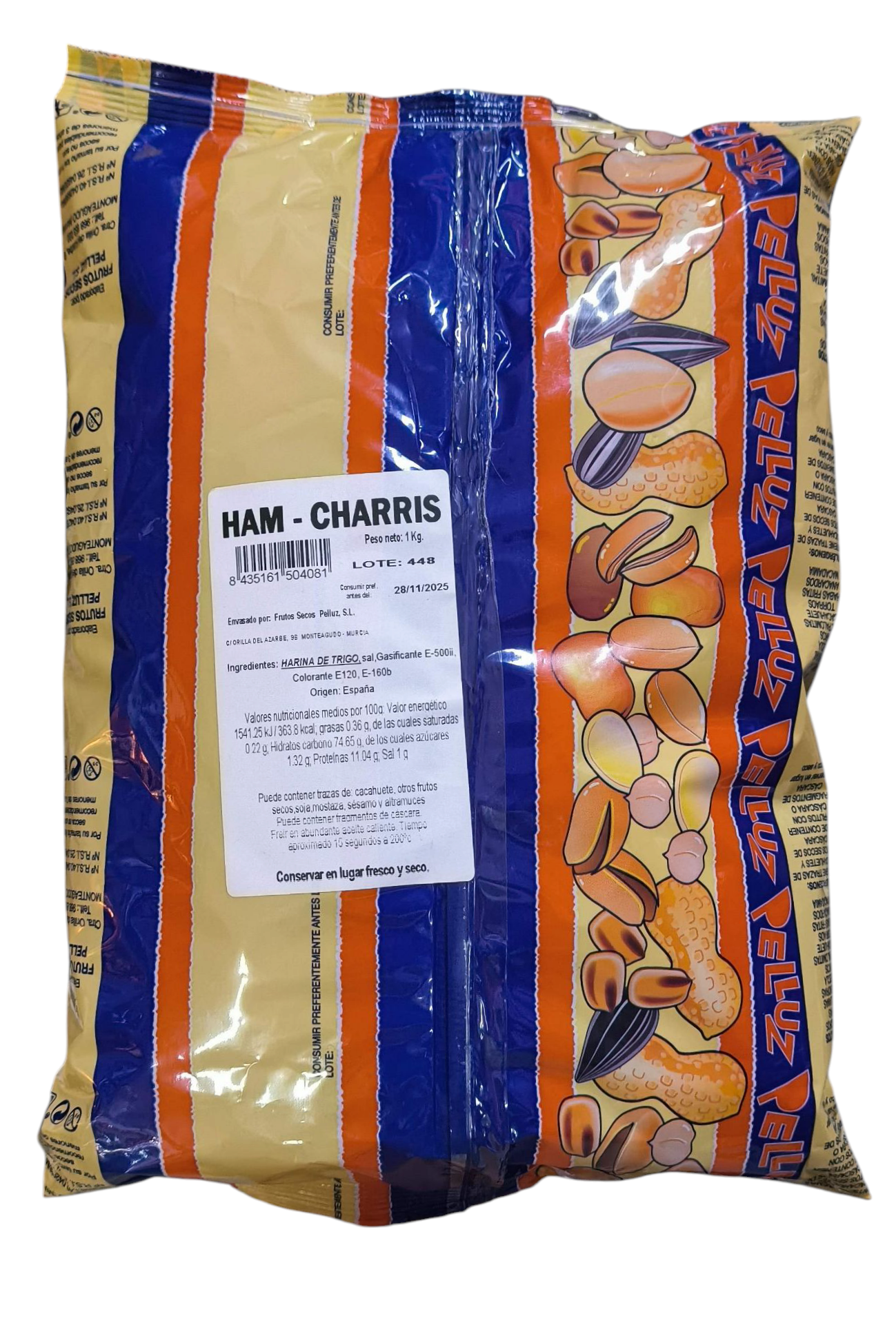 Aperitivo de Maiz Inflado crudo sabor Jamon 1 Kg