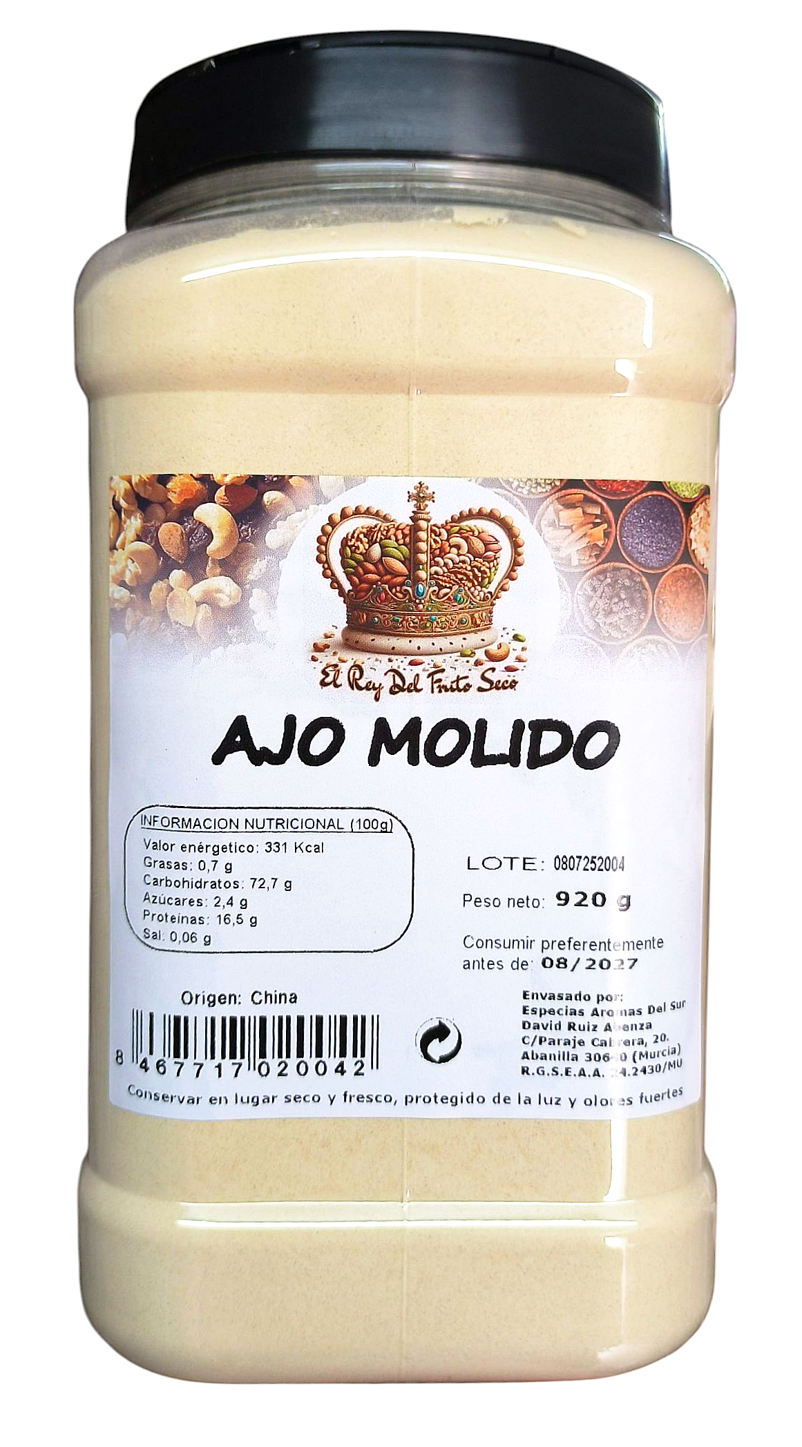 Ajo Molido 920 gr