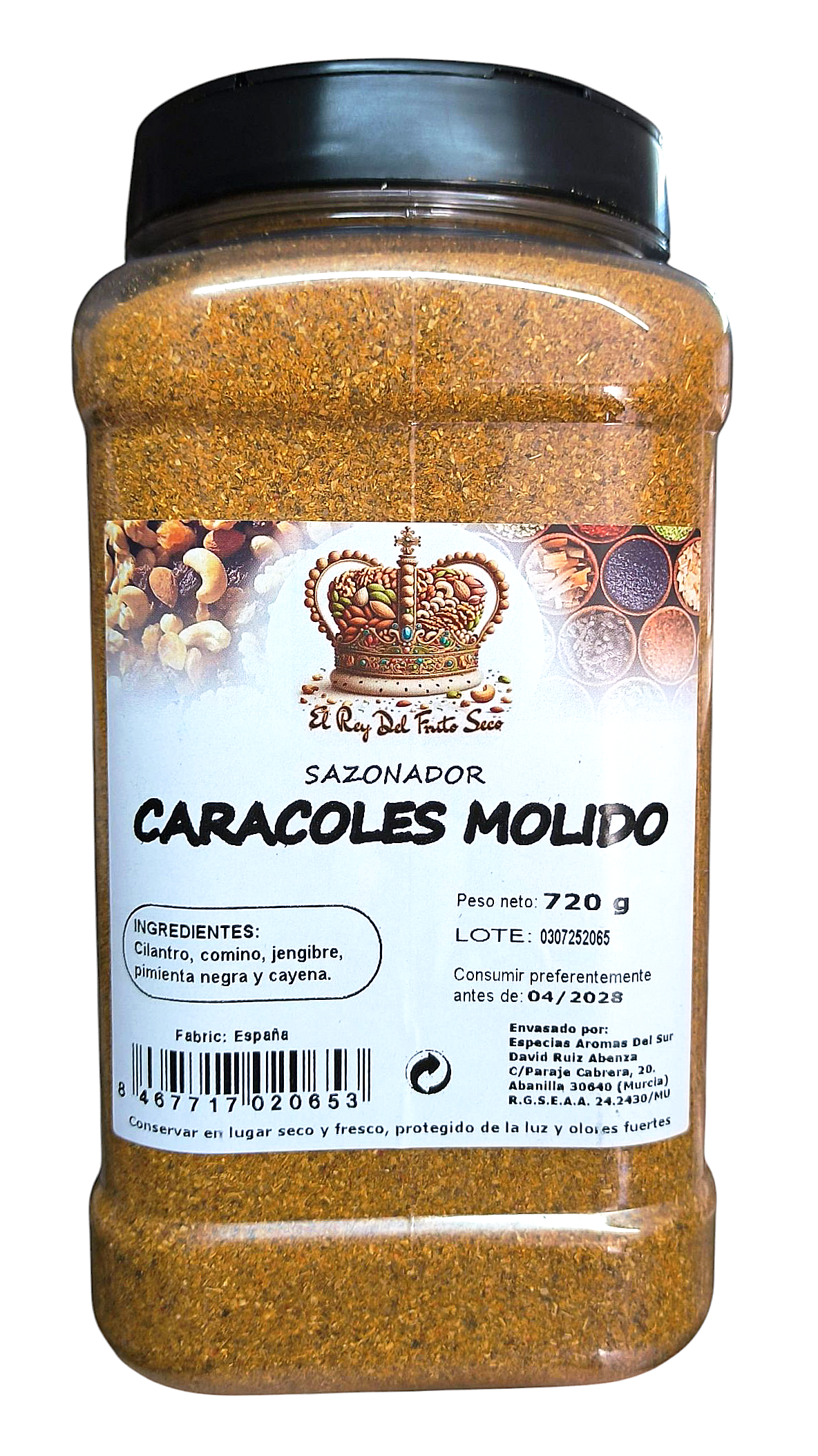 Sazonador para Caracoles 720 gr
