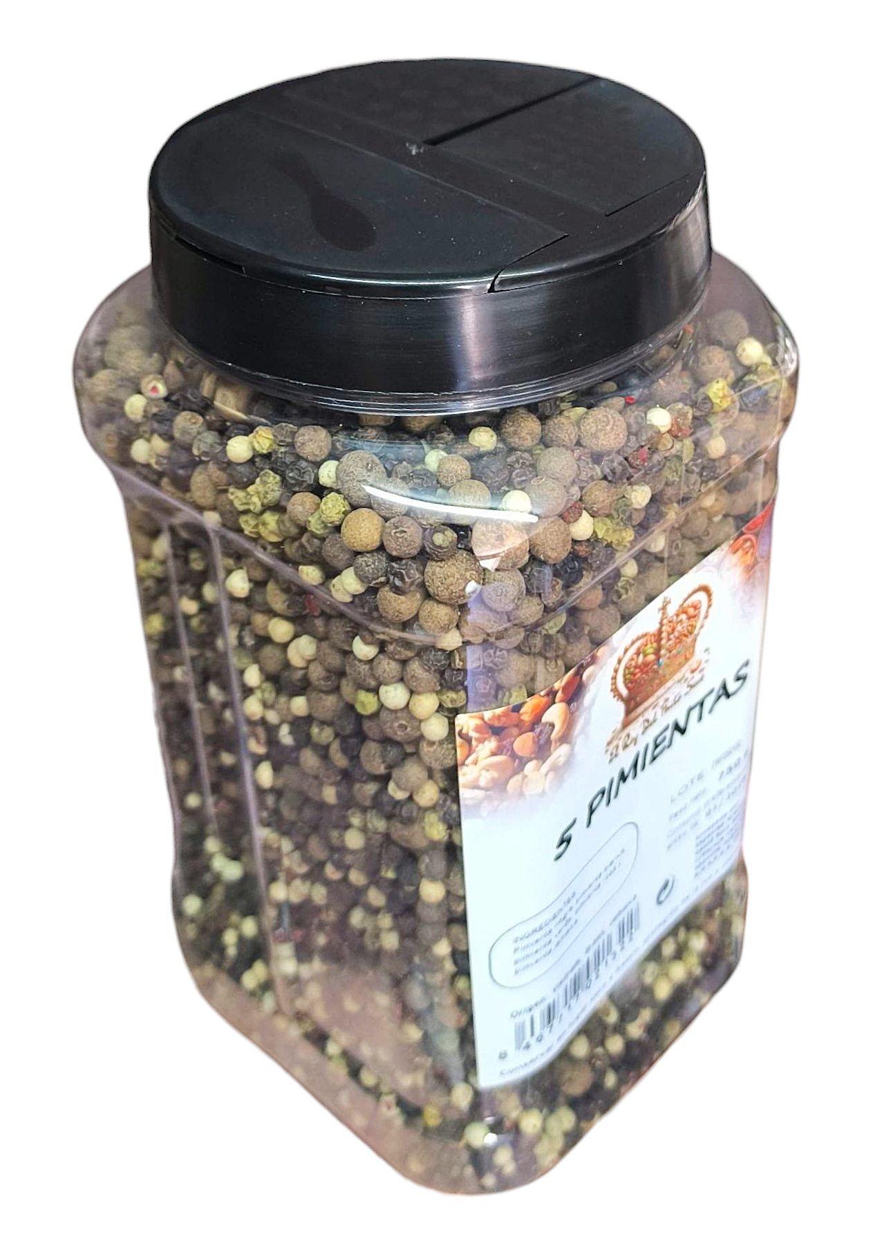 Pimienta en Grano 5 variedades 750 gr