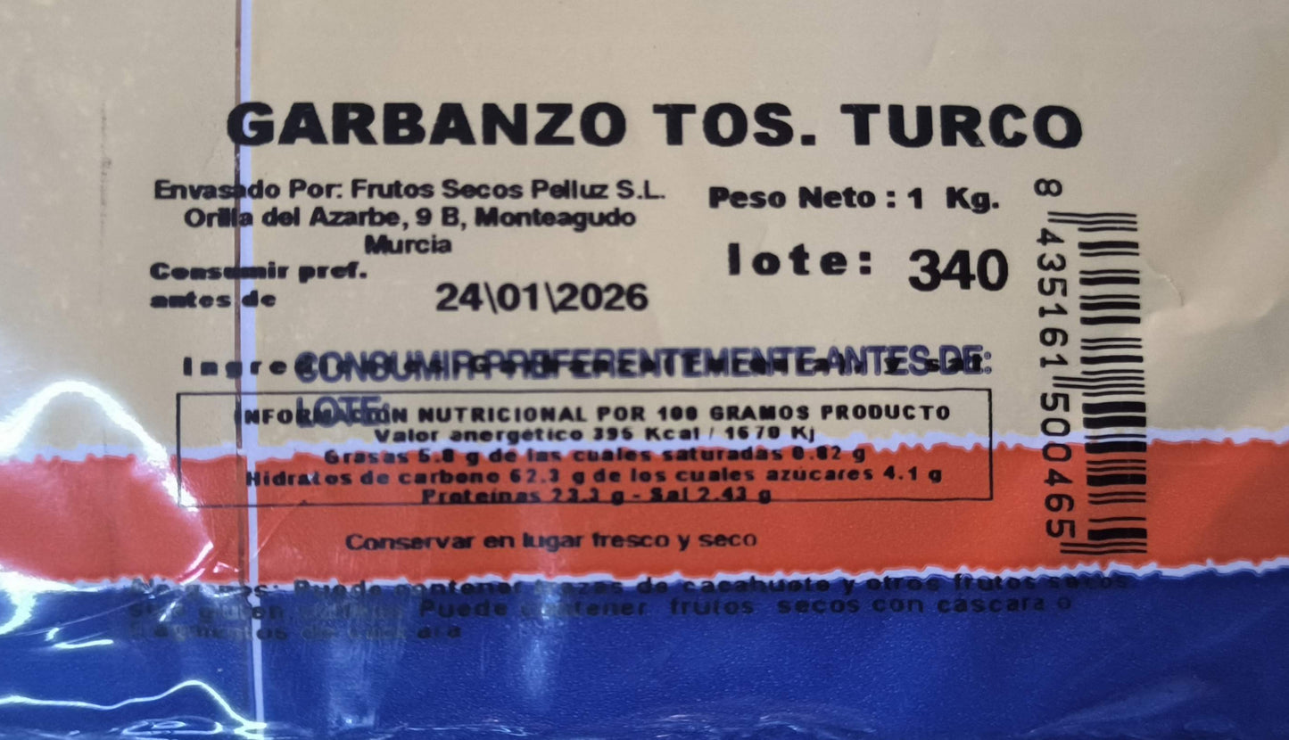 Garbanzo Tostado Turco 1 Kg