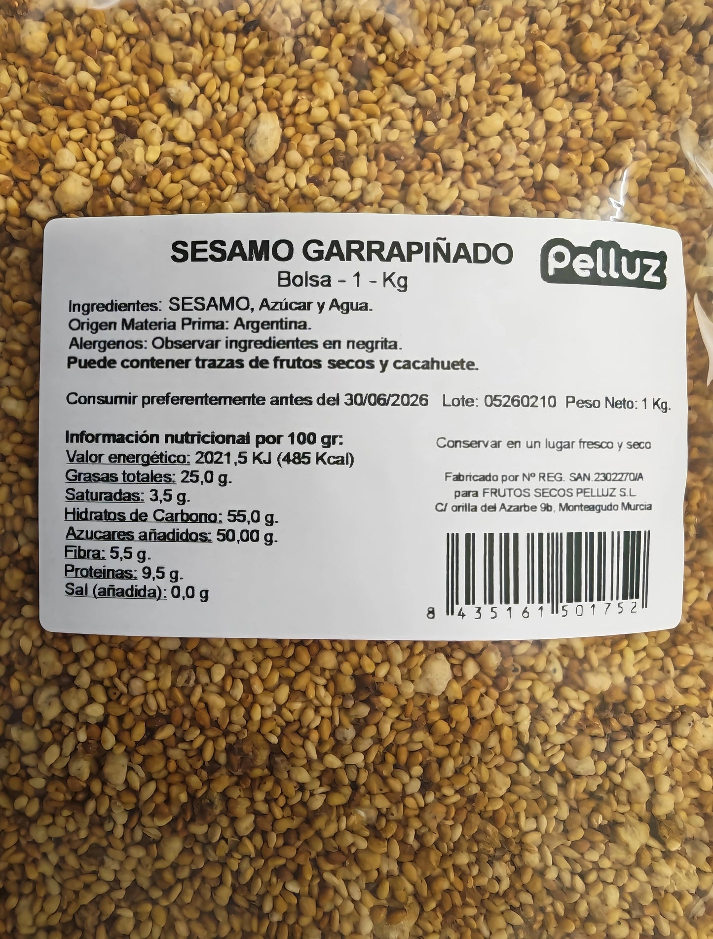 Sésamo Garrapiñado 1 kg