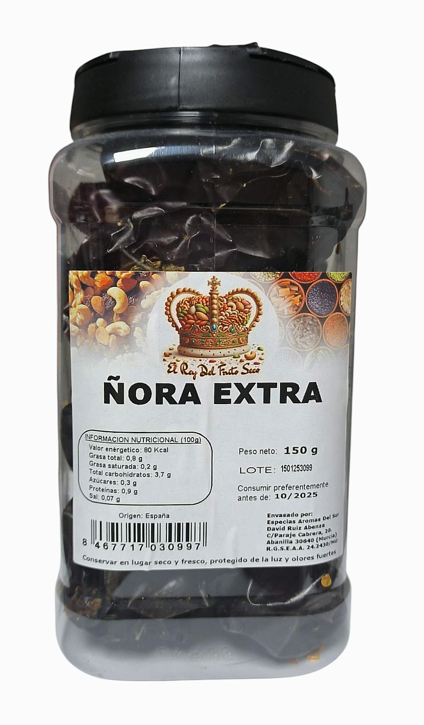 Ñora Entera Extra 150 gr Origen España