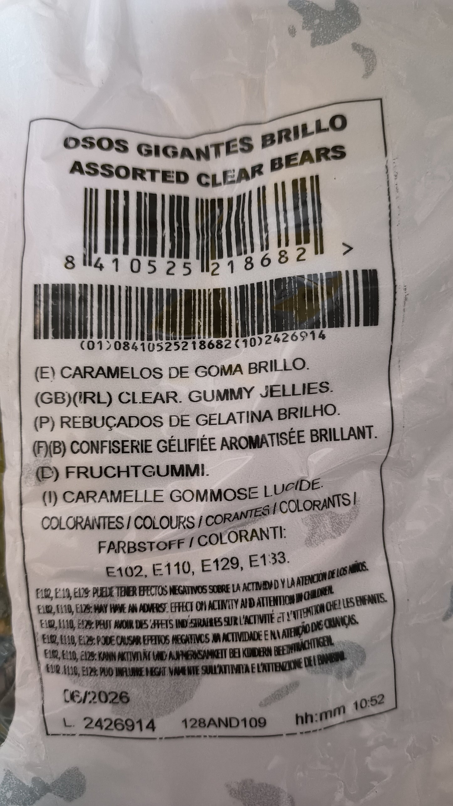 XXL Giant Bears Fini 1 Kg