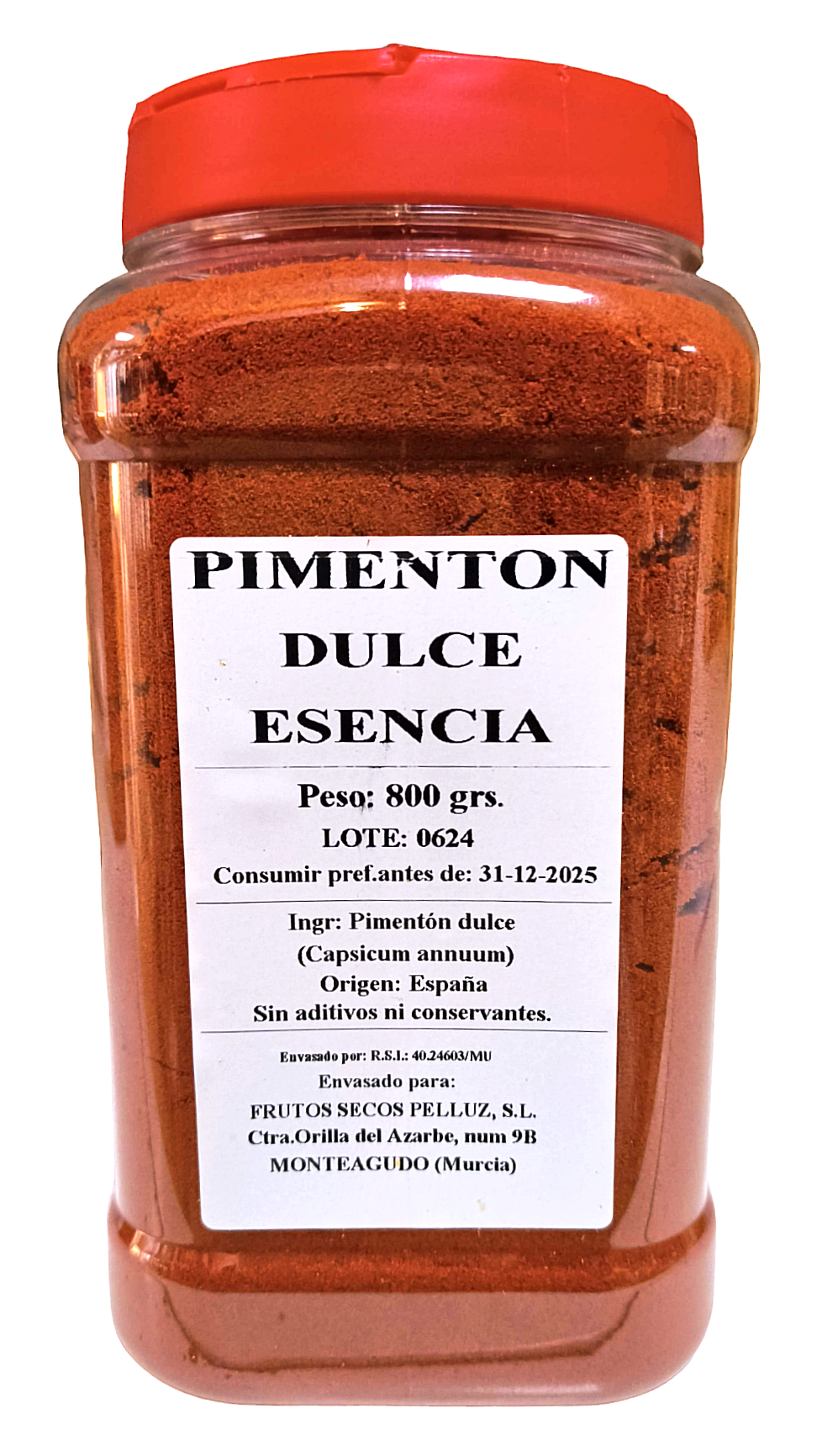 Pimenton dulce nacional 800 gr