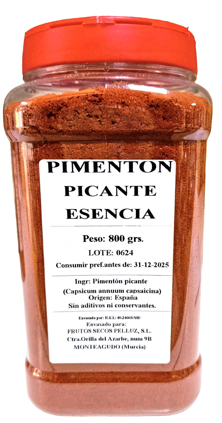 Pimenton Picante nacional 800 gr