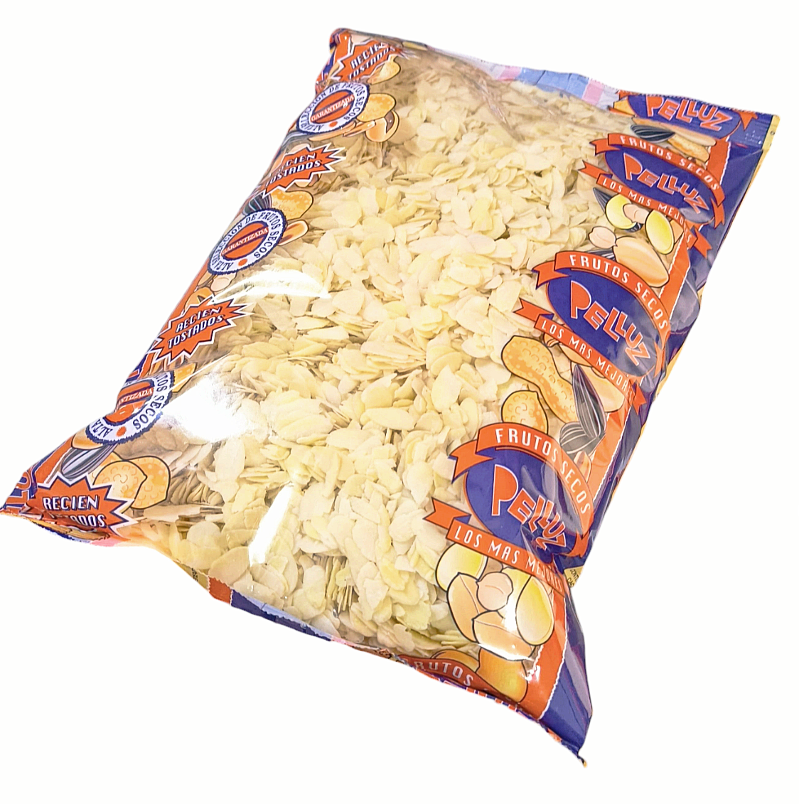 Almendra Laminada 1 Kg - De Origen Español - Calidad Premium - Marca Pelluz - Láminas de Almendra de Primera Categoría