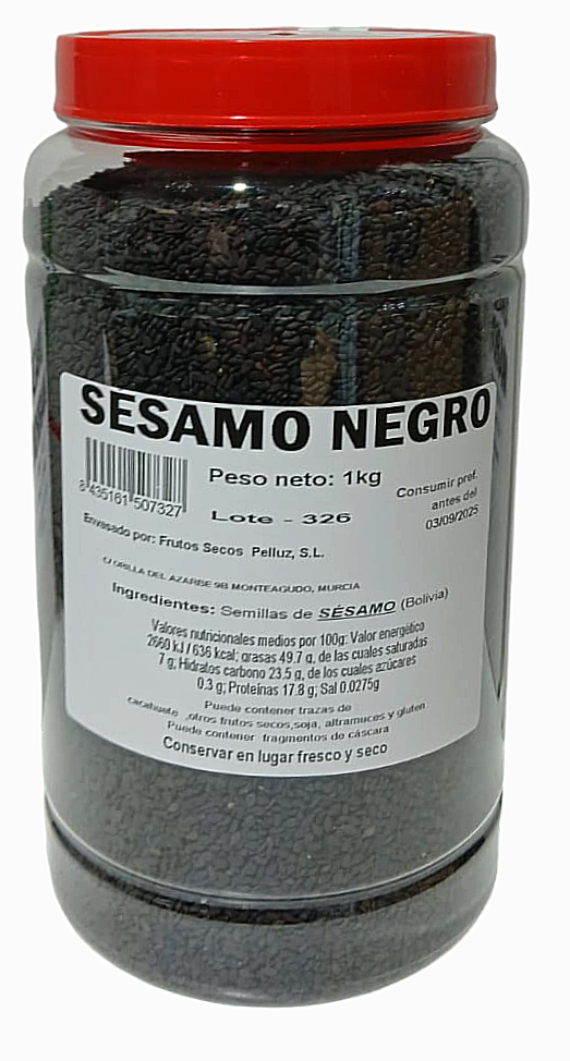 semillas de sesamo negro