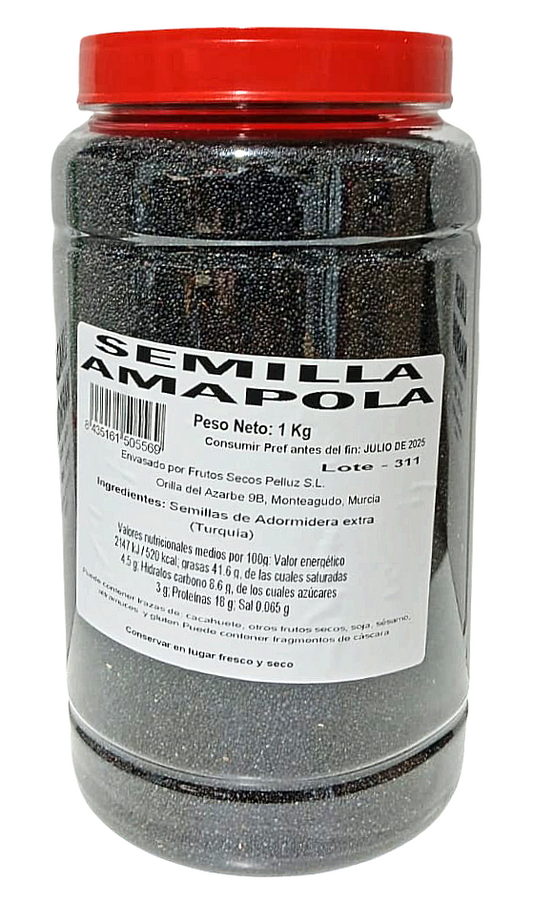 semillas de amapola