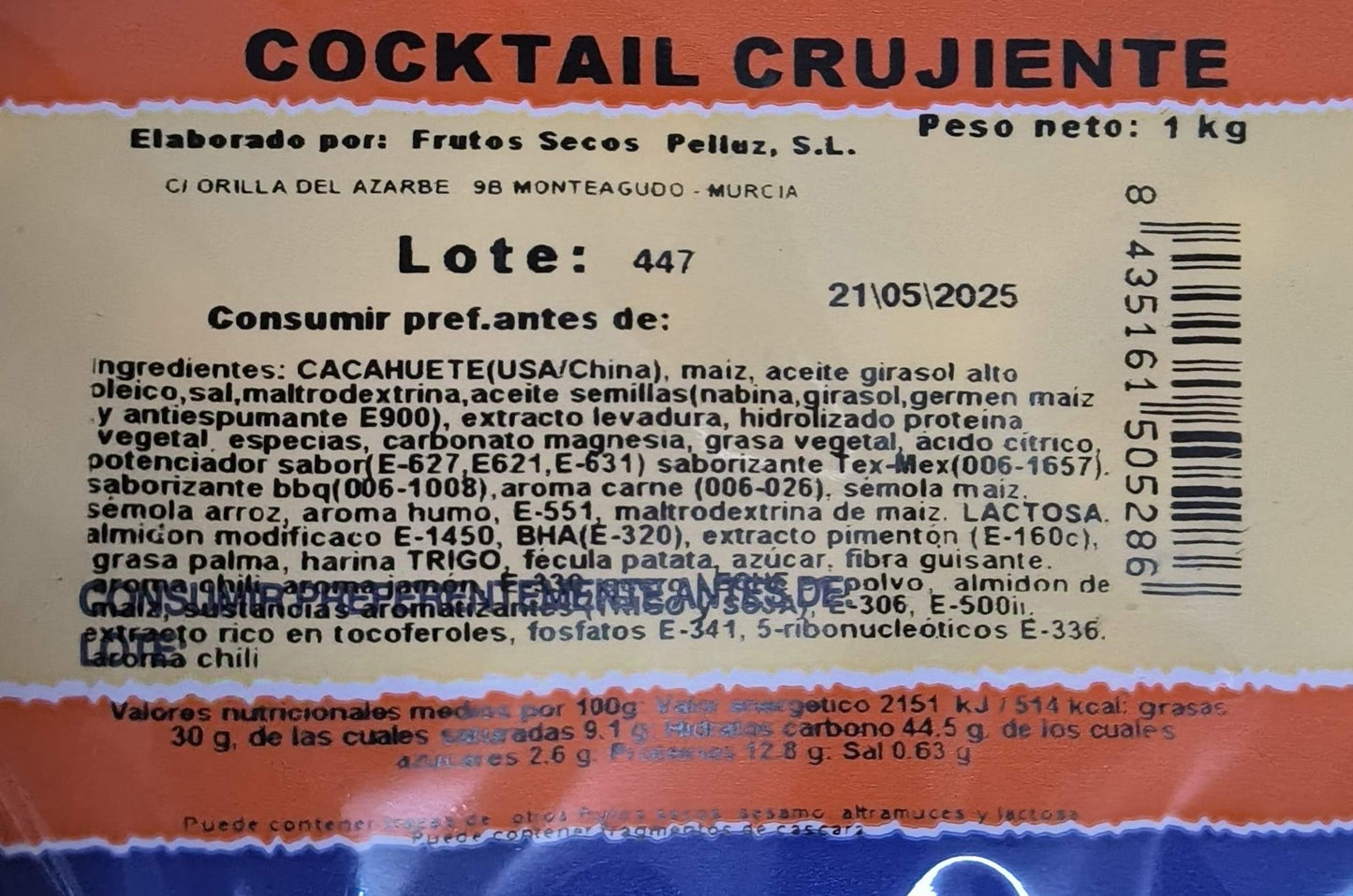 Coctel Crujiente 1 Kg