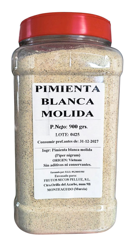 Pimienta Blanca Molida 900 gr