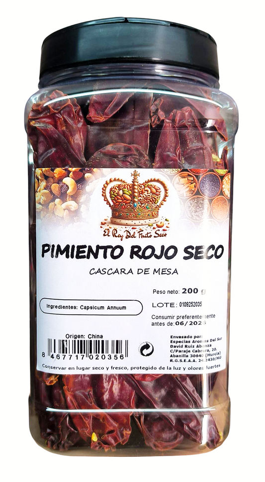 Pimiento Rojo Seco 200 gr