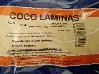 Coco Rallado en Laminas 1 Kg