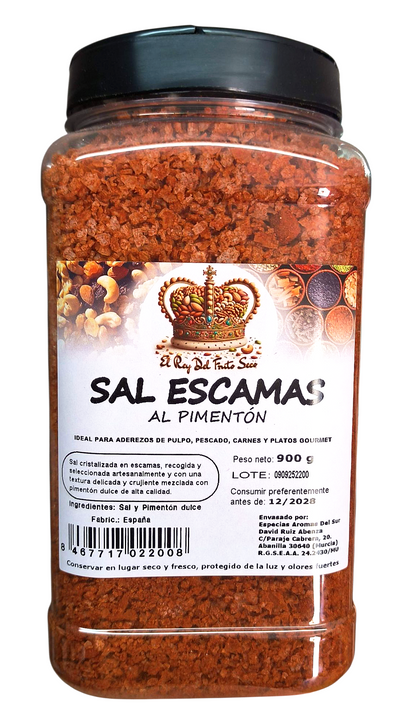 Sal Escamas al Pimentón Dulce 900 gr