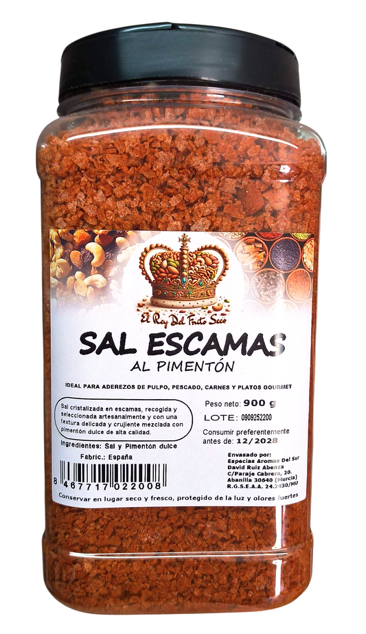 Sal Escamas al Pimentón Dulce 900 gr