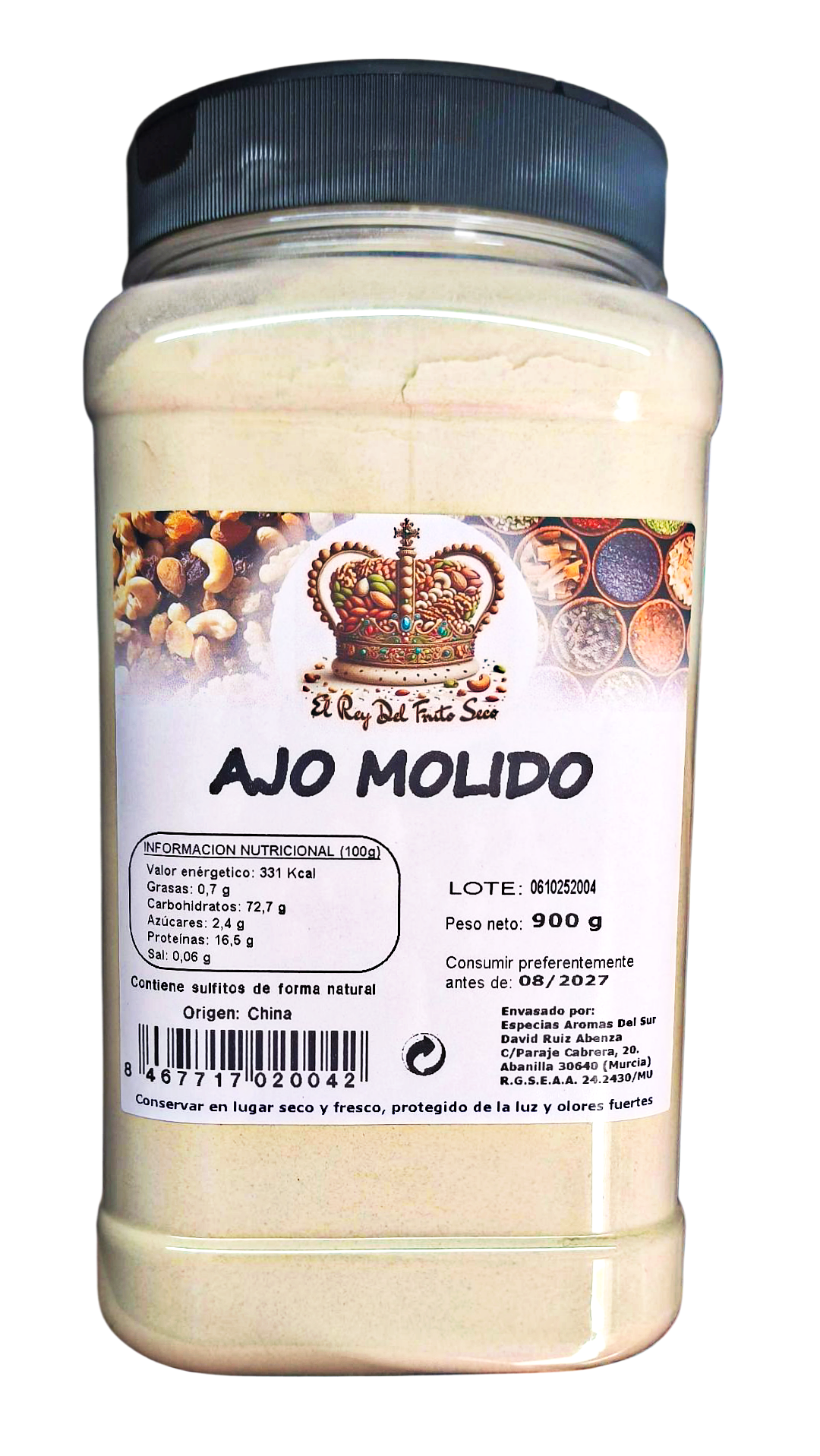 Ajo Molido 900 gr