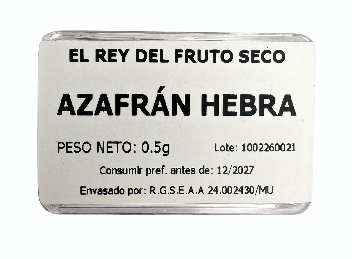 Azafrán en Hebras 12,5 g (25 x 0,5 g) – Azafrán Puro Origen Irán – Especia Premium para Paella, Arroces y Cocina Gourmet