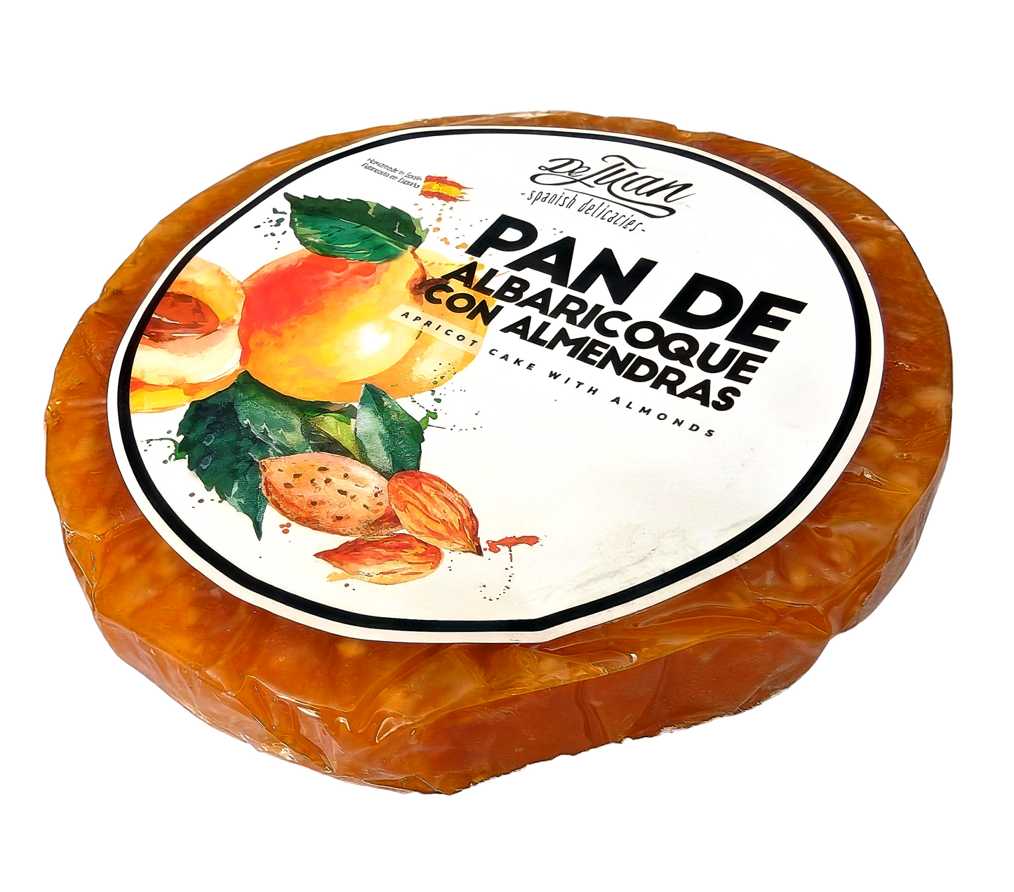 Pan de Albaricoque con Almendras 400 g – Dulce Tradicional de Albaricoque Seco – Apricot Cake Artesano – Ideal para Quesos, Aperitivos y Postres