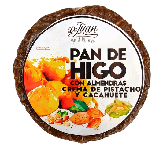 Pan de Higo con Almendras y Crema de Pistacho y Cacahuete – Sabor Gourmet en Formato 200 g