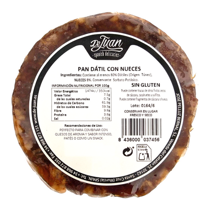 Pan de Dátil con Nueces 400 g