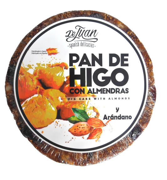 Pan de Higo con Almendras y Arándanos 400g