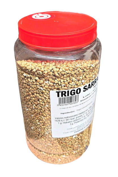 Trigo Sarraceno 1 kg – Grano de Trigo Sarraceno para Cocina, Repostería y Elaboración de Recetas | Alforfón, Fagopyrum Esculentum | Formato Ahorro