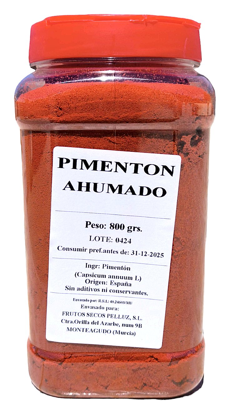 Pimenton Ahumado 800 gr - El Rey Del Fruto Seco