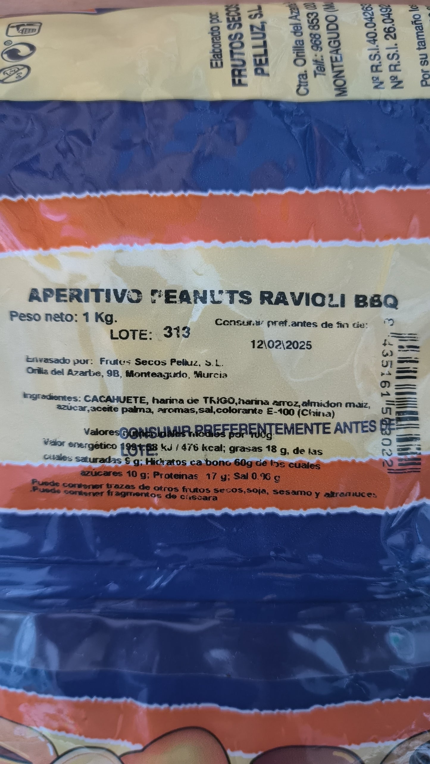 BBQ-Ravioli-Erdnuss-Vorspeise 1 kg