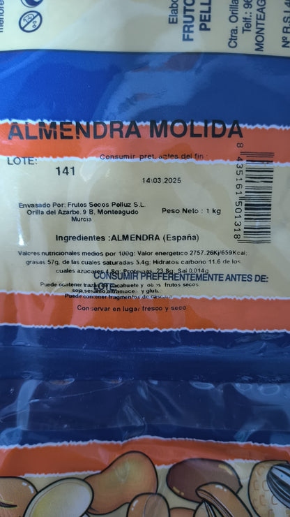 Almendra molida 1 Kg