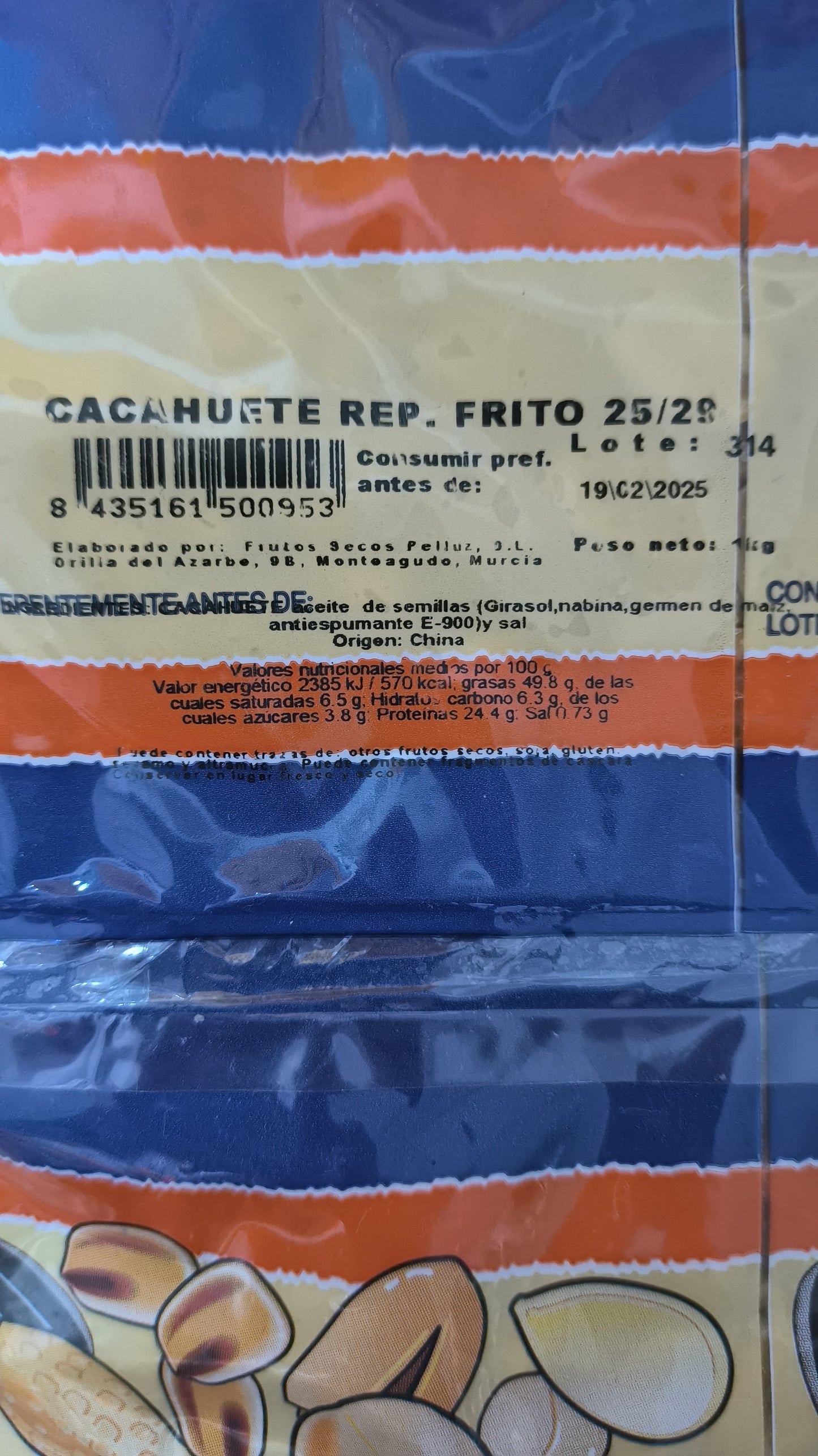 Cacahuete frito 1Kg