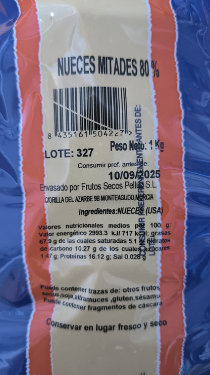 Nueces Peladas 1 Kg